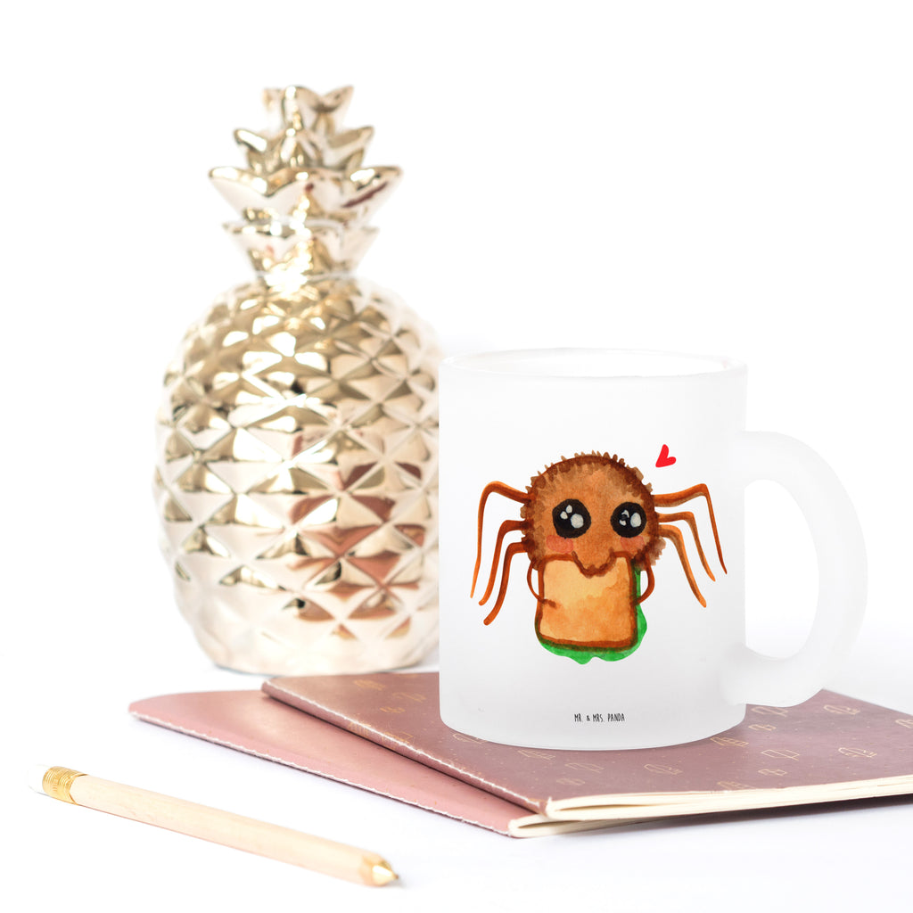Glass tea cup Spider Agathe Sandwich Glasbecher, Trinkglas, Teegläser, glastasse, Becher, Glas Teebecher, becher glas, Teeglas, Teetasse aus Glas, Tee Tasse, Große Teetasse, Tasse Für Tee, Tasse, becher für tee, tasse glas, getränkeglas, Teetasse, Teetasse Glas, Spinne Agathe, Spinne, Agathe, Videos, Merchandise, Glück, Hunger, Alles Wird gut, Mut, Hungrig, Verfressen, Lebensfreude