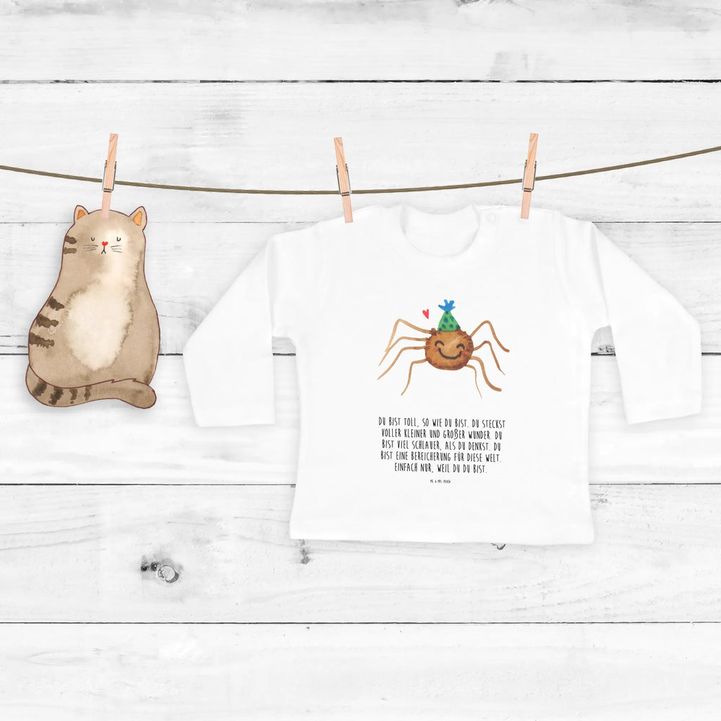 Baby long-sleeve Spider Agathe Party Kleidung, Baby Shower, Bio, Langarm, Spinne Agathe, Spinne, Agathe, Videos, Merchandise, Motivation, Glück, Selbstliebe, Wunder