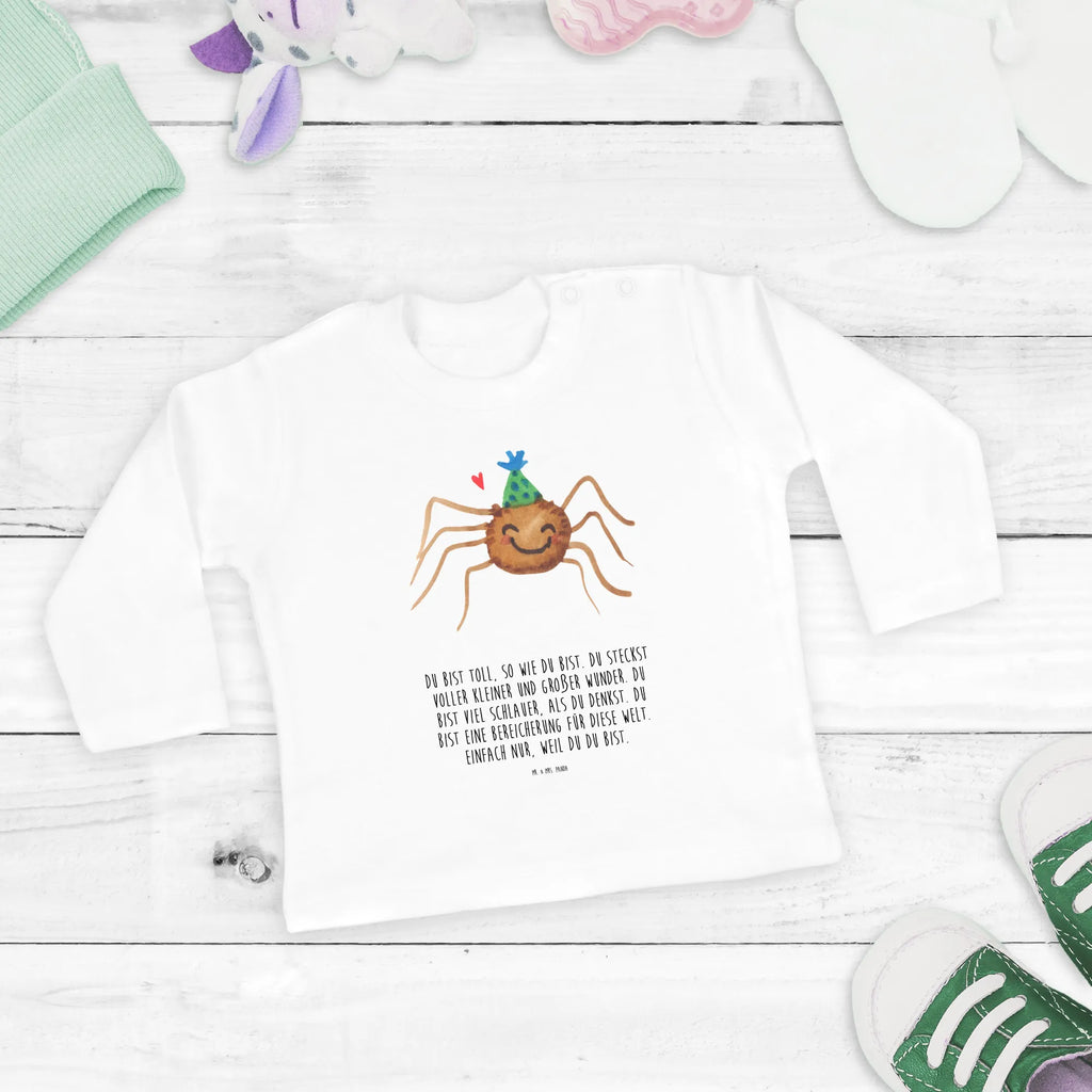 Baby long-sleeve Spider Agathe Party Kleidung, Baby Shower, Bio, Langarm, Spinne Agathe, Spinne, Agathe, Videos, Merchandise, Motivation, Glück, Selbstliebe, Wunder