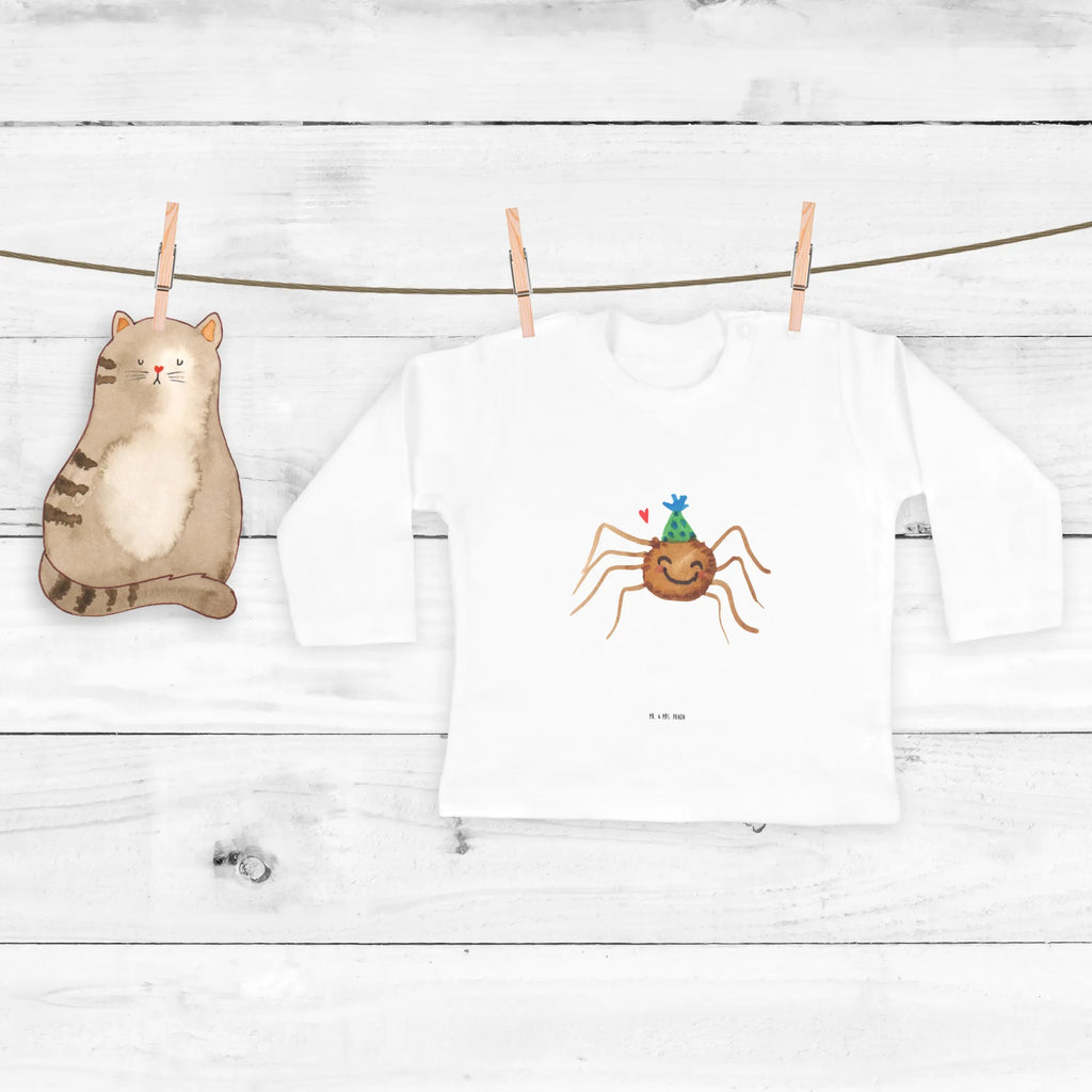Baby long-sleeve Spider Agathe Party Kleidung, Baby Shower, Bio, Langarm, Spinne Agathe, Spinne, Agathe, Videos, Merchandise, Motivation, Glück, Selbstliebe, Wunder
