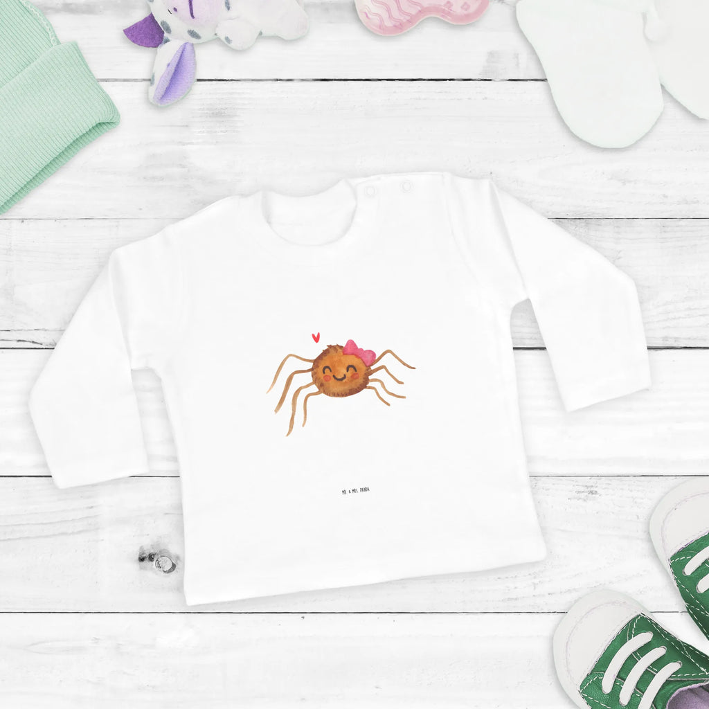 Baby Longsleeve Spinne Agathe Freude Langarm, Baby Shower, Bio, Kleidung, Spinne Agathe, Spinne, Agathe, Videos, Merchandise, Trend, Viral, Beliebte Spinne, Viraler Hit