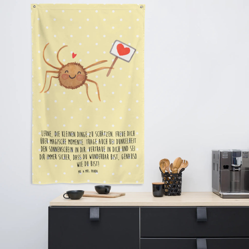 Wandteppich Spinne Agathe Motivation Kinderzimmer Deko, Boho, Schmuck-Wandbehang, Kinderzimmer Wand, Kinderzimmer Wanddeko, Textil-Kunst, Tapisserie, Wand Deko, Wandtuch, Wandbild, Wandteppich, Wandbehang, Tapestry, Spinne, Agathe, Videos, Merchandise, Spinne Agathe, Liebe, Vertrauen, Glück, Dankeschön, Motivation
