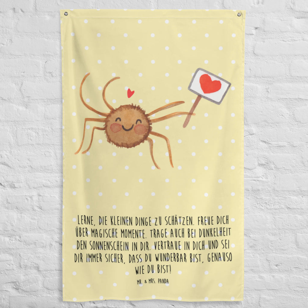 Wandteppich Spinne Agathe Motivation Kinderzimmer Deko, Boho, Schmuck-Wandbehang, Kinderzimmer Wand, Kinderzimmer Wanddeko, Textil-Kunst, Tapisserie, Wand Deko, Wandtuch, Wandbild, Wandteppich, Wandbehang, Tapestry, Spinne, Agathe, Videos, Merchandise, Spinne Agathe, Liebe, Vertrauen, Glück, Dankeschön, Motivation