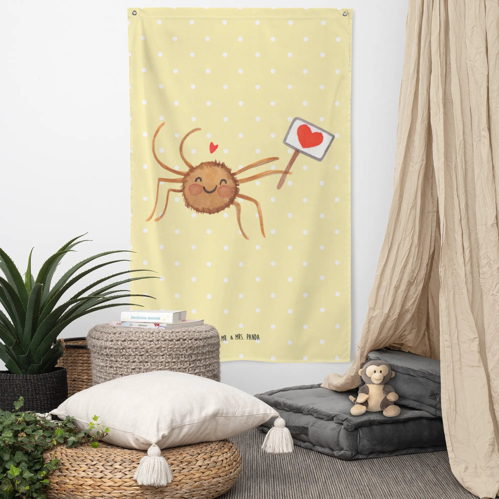 Wandteppich Spinne Agathe Motivation Kinderzimmer Deko, Boho, Schmuck-Wandbehang, Kinderzimmer Wand, Kinderzimmer Wanddeko, Textil-Kunst, Tapisserie, Wand Deko, Wandtuch, Wandbild, Wandteppich, Wandbehang, Tapestry, Spinne, Agathe, Videos, Merchandise, Spinne Agathe, Liebe, Vertrauen, Glück, Dankeschön, Motivation