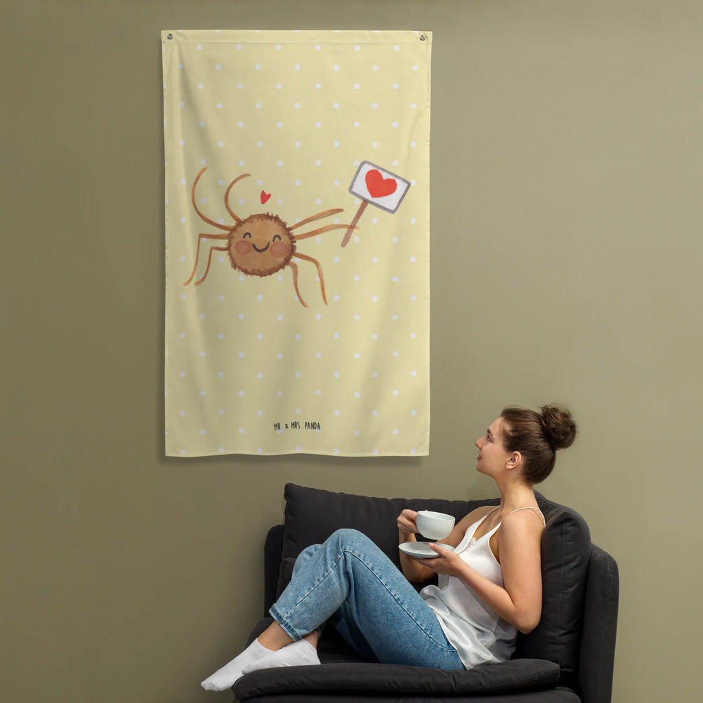 Wandteppich Spinne Agathe Motivation Kinderzimmer Deko, Boho, Schmuck-Wandbehang, Kinderzimmer Wand, Kinderzimmer Wanddeko, Textil-Kunst, Tapisserie, Wand Deko, Wandtuch, Wandbild, Wandteppich, Wandbehang, Tapestry, Spinne, Agathe, Videos, Merchandise, Spinne Agathe, Liebe, Vertrauen, Glück, Dankeschön, Motivation