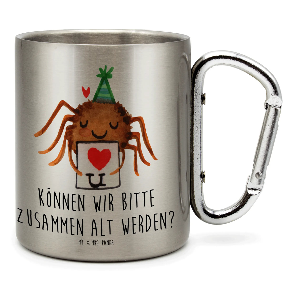 Edelstahlbecher Spinne Agathe Brief spruchbecher, Teebecher, thermotasse, wandertasse, wanderbecher, Isolierbecher, Karabiner Becher, Edelstahl Trinkbecher, Kaffeebecher Edelstahl, Thermobecher Edelstahl, Becher Aus Edelstahl, Edelstahl-Thermobecher, Campingbecher, motivbecher, edelstahl reisebecher, Edelstahl-Isolierbecher, Reisebecher, Edelstahlbecher, karabinerbecher, Metallbecher, Trinkbecher Metall, Edelstahltasse, karabiner tasse, isoliertasse, Teetasse, Thermobecher, Campingtasse, Isolierbecher Edelstahl, Trinkbecher Edelstahl, Spinne Agathe, Spinne, Agathe, Videos, Merchandise, Ich Liebe Dich, Verliebt, Liebespaar, Treuebeweis, Heiratsantrag, Liebesgeschenk, Treuetest, Liebesbeweis