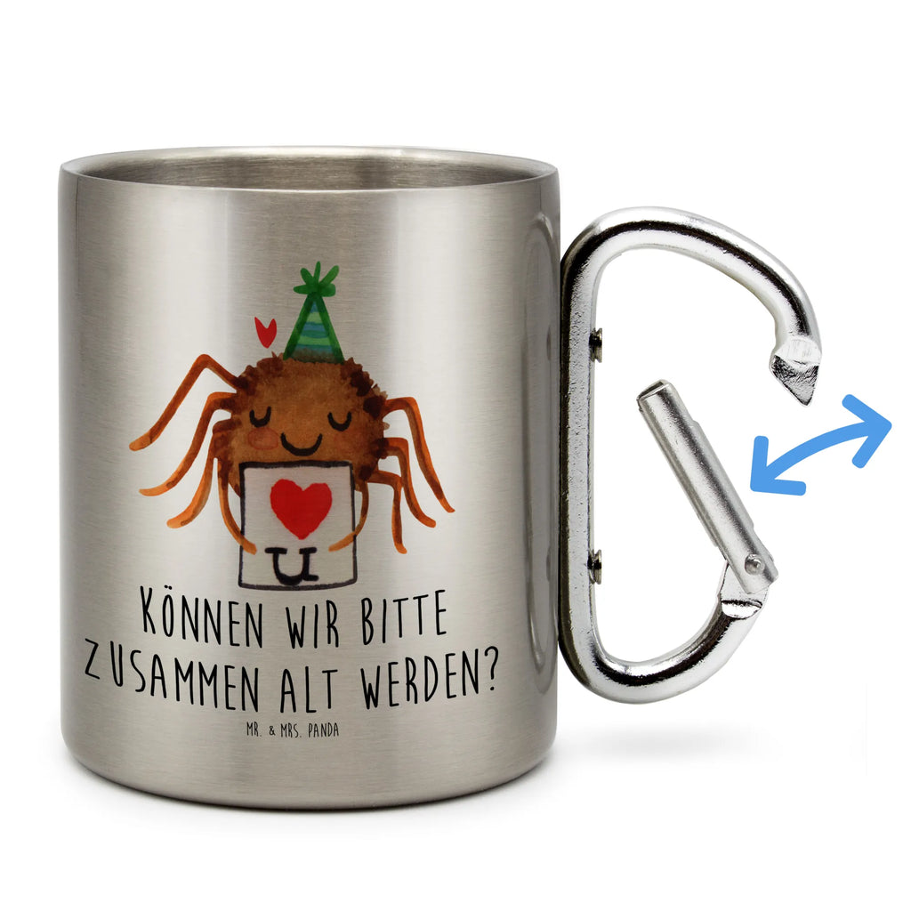 Edelstahlbecher Spinne Agathe Brief Becher Aus Edelstahl, Campingtasse, Thermo Kaffeebecher, Edelstahltasse, Thermobecher, Reisebecher, thermotasse, Trinkbecher Edelstahl, edelstahl reisebecher, metallbecher, Karabiner Becher, Isolierbecher Edelstahl, Campingbecher, karabinerbecher, edelstahl thermobecher, Becher, karabiner tasse, Edelstahl Trinkbecher, Edelstahlbecher, Kaffeebecher Edelstahl, Trinkbecher Metall, edelstahl isolierbecher, Tasse, Isolierbecher, Edelstahl Kaffeebecher, Thermobecher Edelstahl, wanderbecher, Metalltasse, Spinne Agathe, Spinne, Agathe, Videos, Merchandise, Treuebeweis, Liebesbeweis, Ich Liebe Dich, Liebespaar, Heiratsantrag, Liebesgeschenk, Treuetest, Verliebt