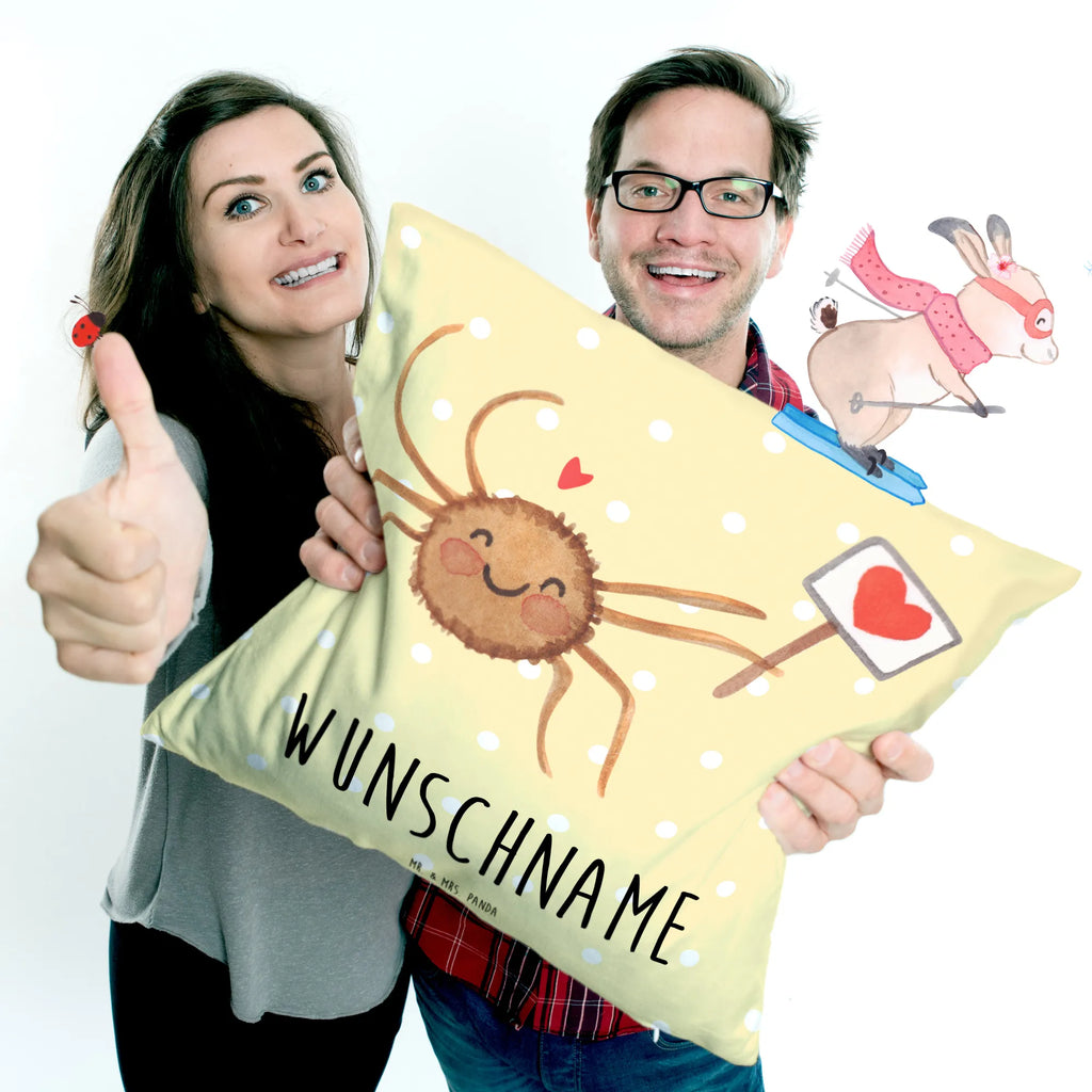 Personalisiertes Kissen Spinne Agathe Motivation Name, Kopfkissen, Kissen, Wunschname, Personalisiert, Bedrucken, Spinne Agathe, Spinne, Agathe, Videos, Merchandise, Dankeschön, Glück, Liebe, Motivation, Vertrauen