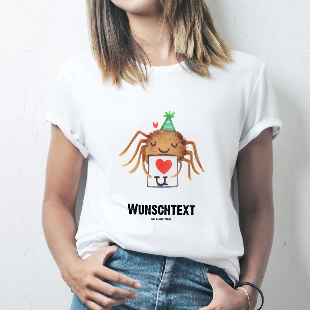 Rozmiar L Personalizowana koszulka Pająk Agata list T-Shirt mit Aufruck, Frauen, Männer, T-Shirt mit Namen, T-Shirt Personalisiert, Spinne Agathe, Spinne, Agathe, Videos, Merchandise, Treuebeweis, Liebespaar, Liebesgeschenk, Liebesbeweis, Treuetest, Heiratsantrag, Verliebt, Ich Liebe dich