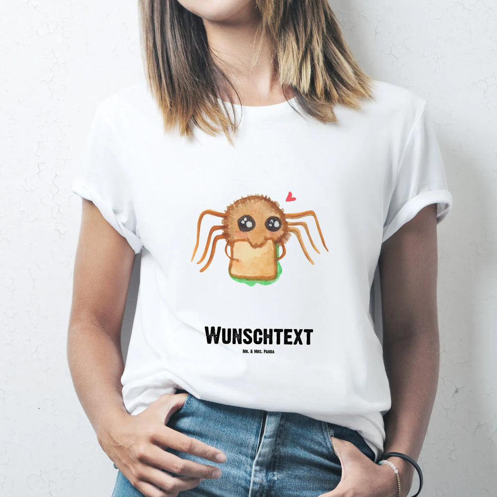 Rozmiar L Personalizowana koszulka Pająk Agata kanapka Damen, T-Shirt mit Namen, T-Shirt Personalisiert, T-Shirt mit Aufruck, Herren, Merchandise, Spinne Agathe, Videos, Agathe, Spinne, Alles Wird gut, Mut, Lebensfreude, Hunger, Verfressen, Glück, Hungrig