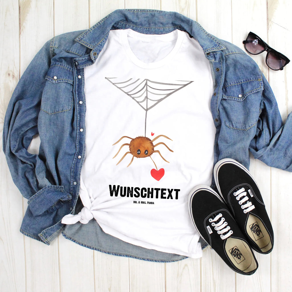 Rozmiar L Personalizowana koszulka Pająk Agata miłość Herren, Damen, T-Shirt Personalisiert, T-Shirt mit Aufruck, T-Shirt mit Namen, Merchandise, Spinne Agathe, Videos, Agathe, Spinne, Liebesbeweis, Verliebt, Liebe, Liebesgeschenk