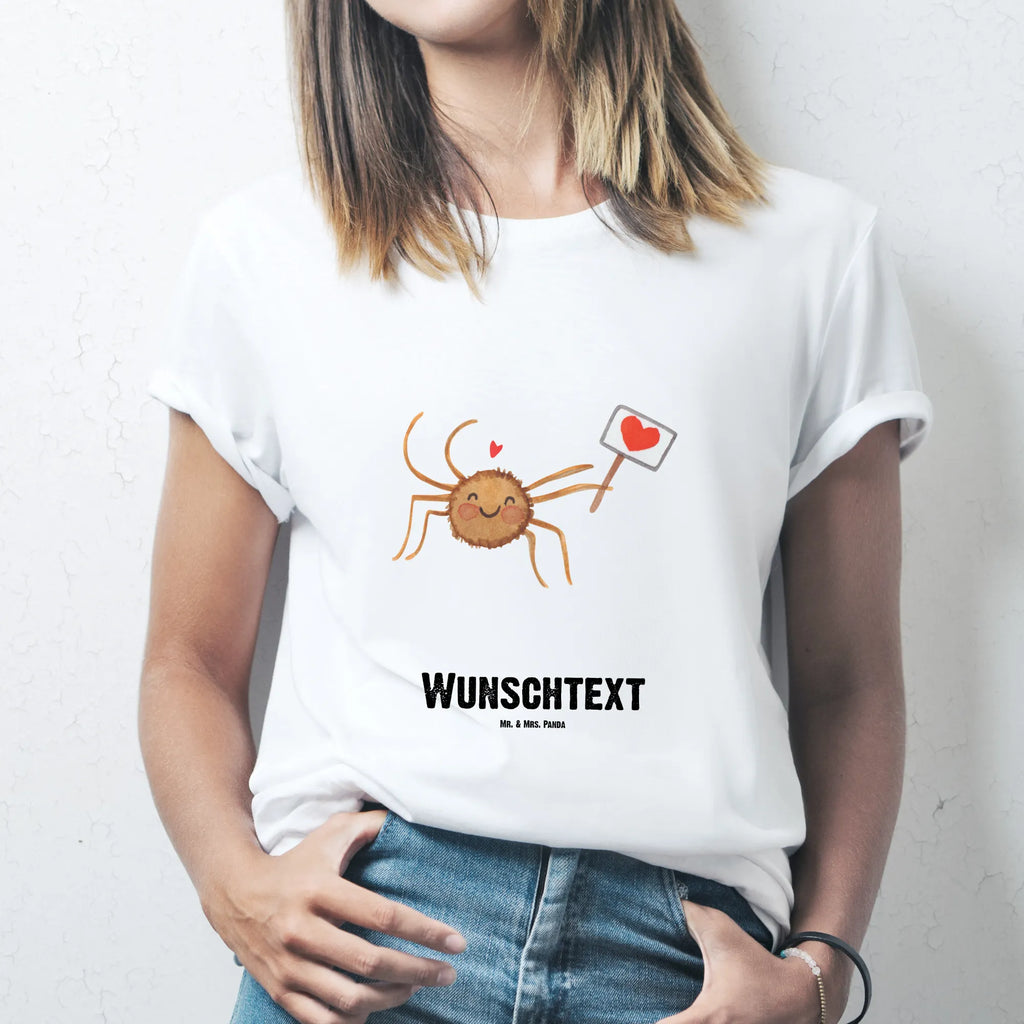 Personalisiertes T-Shirt Spinne Agathe Motivation T-Shirt Personalisiert, T-Shirt mit Namen, T-Shirt mit Aufruck, Damen, Herren, Merchandise, Spinne Agathe, Videos, Agathe, Spinne, Motivation, Glück, Liebe, Vertrauen, Dankeschön