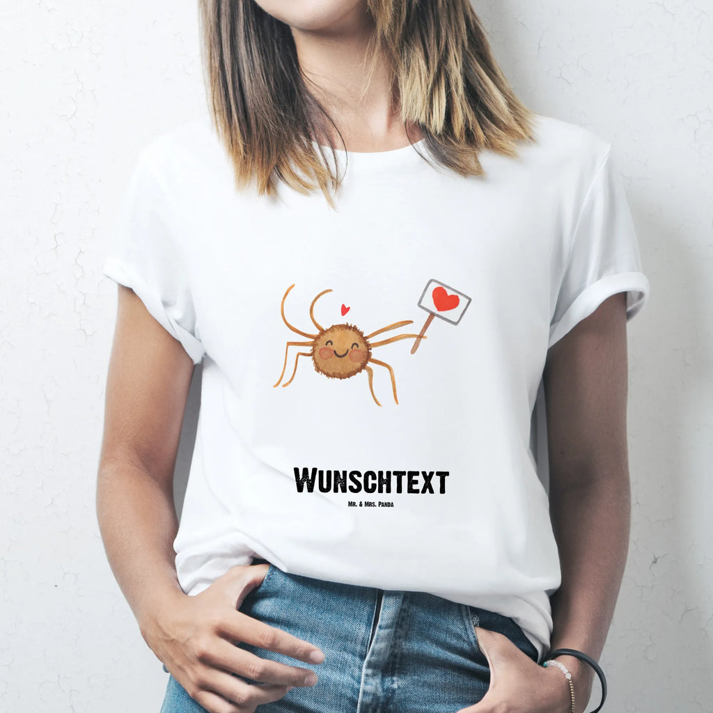 Personalisiertes T-Shirt Spinne Agathe Motivation T-Shirt Personalisiert, T-Shirt mit Namen, T-Shirt mit Aufruck, Damen, Herren, Merchandise, Spinne Agathe, Videos, Agathe, Spinne, Motivation, Glück, Liebe, Vertrauen, Dankeschön