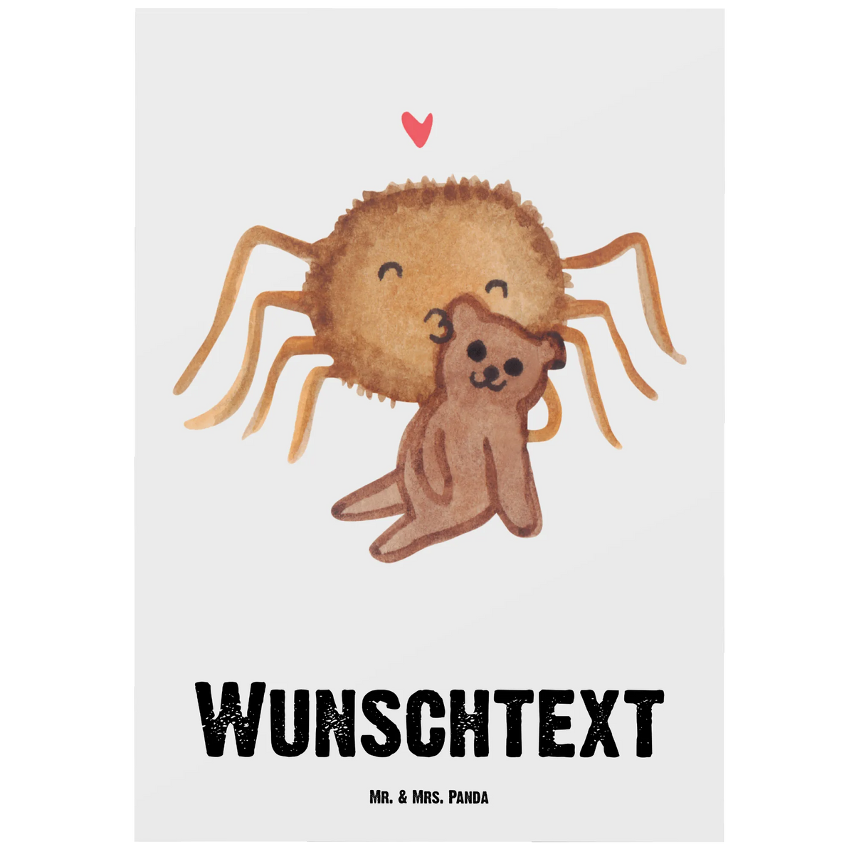 Personalisierte Postkarte Spinne Agathe Teddy Postkarte personalisiert, Postkarten mit Namen, Postkarte mit Wunschtext, individuelle grußkarte, Personalisierte Mr. & Mrs. Panda Postkarte, Postkarte mit eigenem Text, Personalisierbare Grußkarte, Grußkarte mit Wunschtext, Personalisierte Postkarte mit Namen, Personalisierte Karte, Individualisierbare Postkarte, Personalisierte Grußkarten, personalisierbare postkarte, Postkarte mit Namen, grußkarte personalisiert, Karte mit Namen, Personalisierte Grußkarte, personalisierte postkarten, Grußkarte mit eigenem Text, Ansichtskarte mit Namen, Personalisierte Postkarte mit Wunschtext, individuelle postkarte, Personalisierte Postkarte, Postkarte Personalisierbar, Karte mit Wunschtext, Ansichtskarte mit Wunschtext, Grußkarte mit Namen, Spinne Agathe, Spinne, Agathe, Videos, Merchandise, Dankeschön, Freundschaft, Treue, Liebesbeweis, Liebesgeschenk, Verliebt, Teddy, Miteinander
