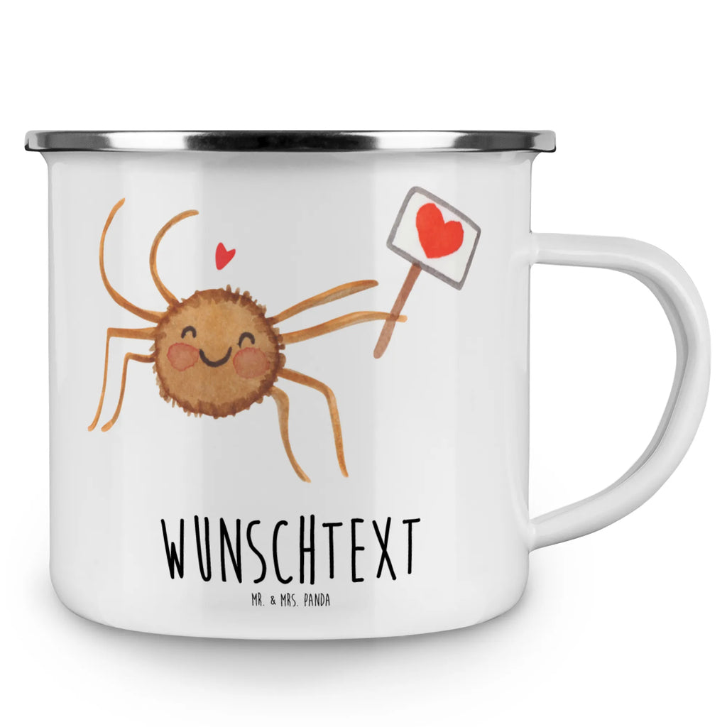 Personalisierte Emaille Tasse Spinne Agathe Motivation personalisierte tasse, Campingtasse bedrucken, Campinggeschirr personalsisert, tassen bedrucken, Emaille Tasse personalisiert, Namenstasse, Campingtasse personalisiert, tasse selbst gestalten, tasse mit namen, Emaille Tasse mit Namen, personalisierte tassen, tasse bedrucken, Spinne Agathe, Spinne, Agathe, Videos, Merchandise, Vertrauen, Glück, Motivation, Liebe, Dankeschön