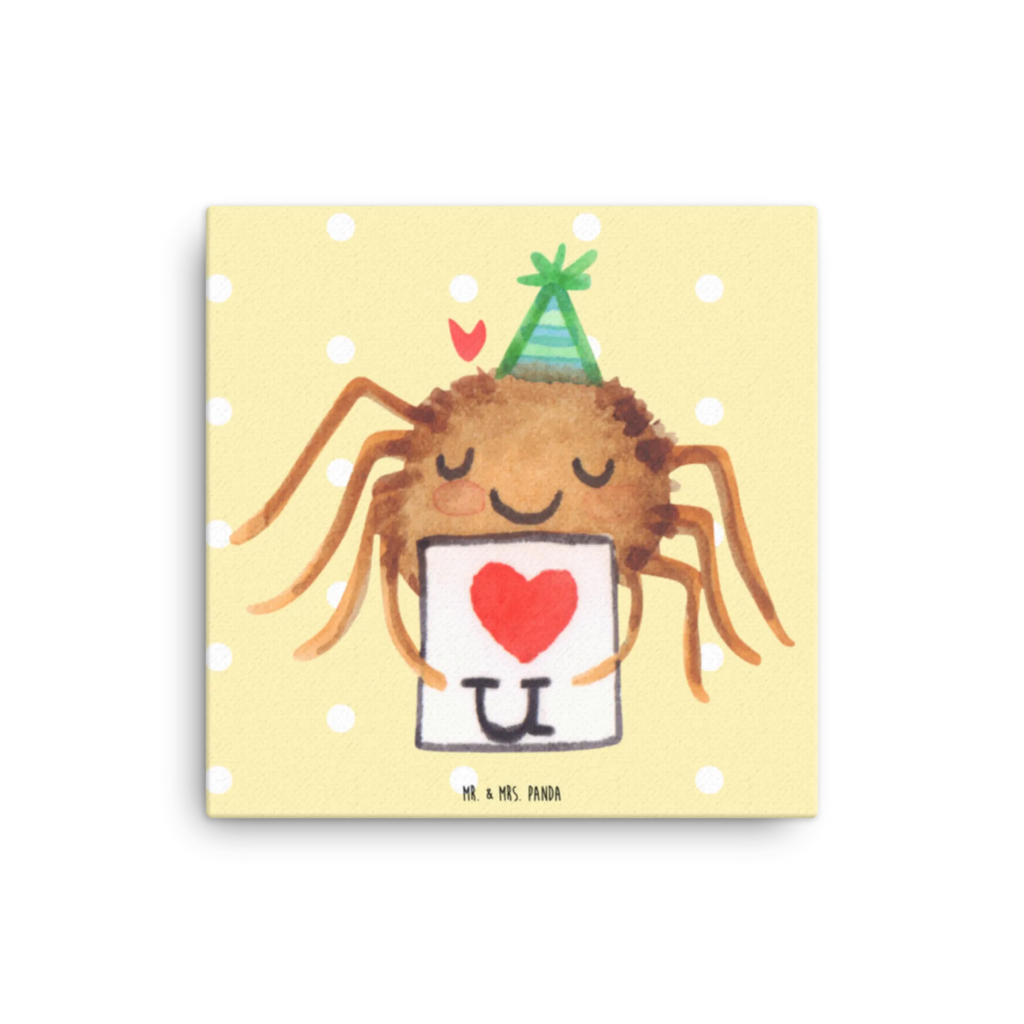 Canvas picture Spider Agathe Letter Leinwand, Kunstdruck, Videos, Spinne, Merchandise, Spinne Agathe, Agathe, Treuebeweis, Liebesbeweis, Treuetest, Verliebt, Liebespaar, Ich Liebe Dich, Heiratsantrag, Liebesgeschenk