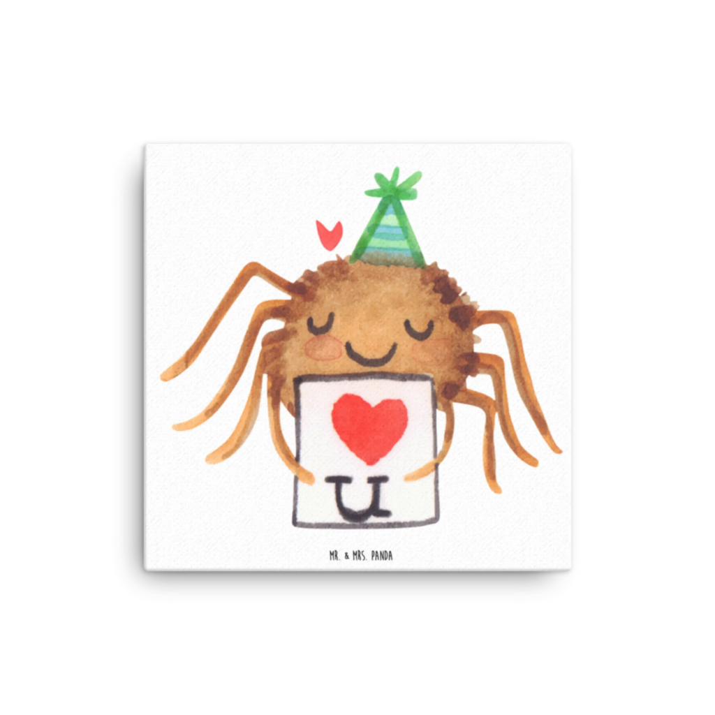 Canvas picture Spider Agathe Letter Leinwand, Kunstdruck, Videos, Spinne, Merchandise, Spinne Agathe, Agathe, Treuebeweis, Liebesbeweis, Treuetest, Verliebt, Liebespaar, Ich Liebe Dich, Heiratsantrag, Liebesgeschenk