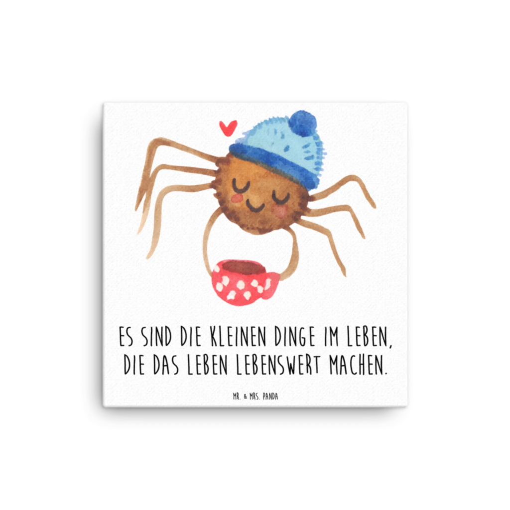 Obraz na płótnie Pająk Agata kawa Leinwand, Kunstdruck, Videos, Spinne, Merchandise, Spinne Agathe, Agathe, Morgen, Kaffee, Morgenmuffel, Lebensweisheiten, Weiser Spruch