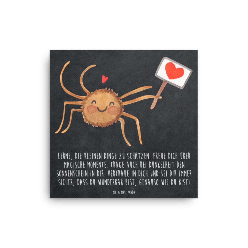 Canvas picture Spider Agatha Motivation Kunstdruck, Leinwand, Videos, Spinne, Merchandise, Spinne Agathe, Agathe, Vertrauen, Dankeschön, Liebe, Motivation, Glück