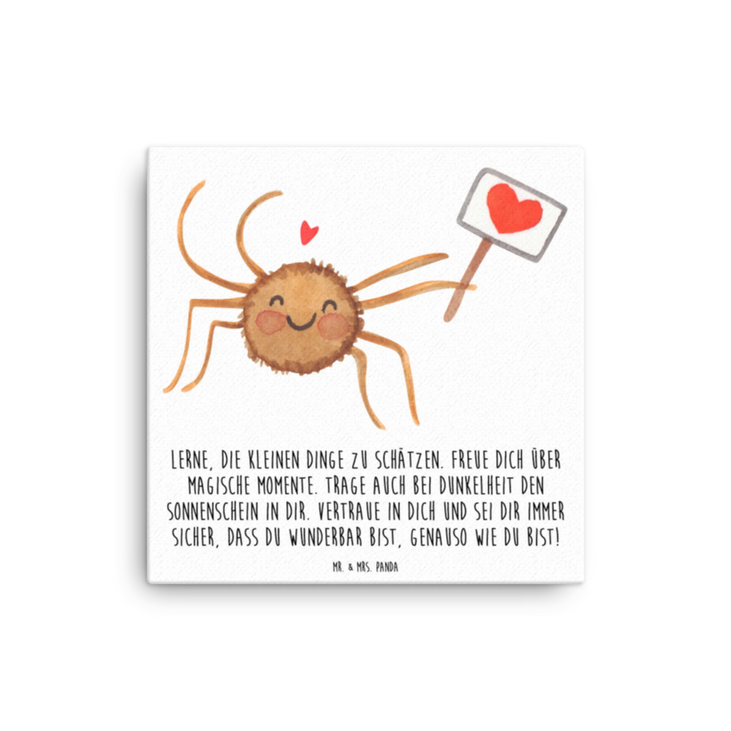 Canvas picture Spider Agatha Motivation Kunstdruck, Leinwand, Videos, Spinne, Merchandise, Spinne Agathe, Agathe, Vertrauen, Dankeschön, Liebe, Motivation, Glück