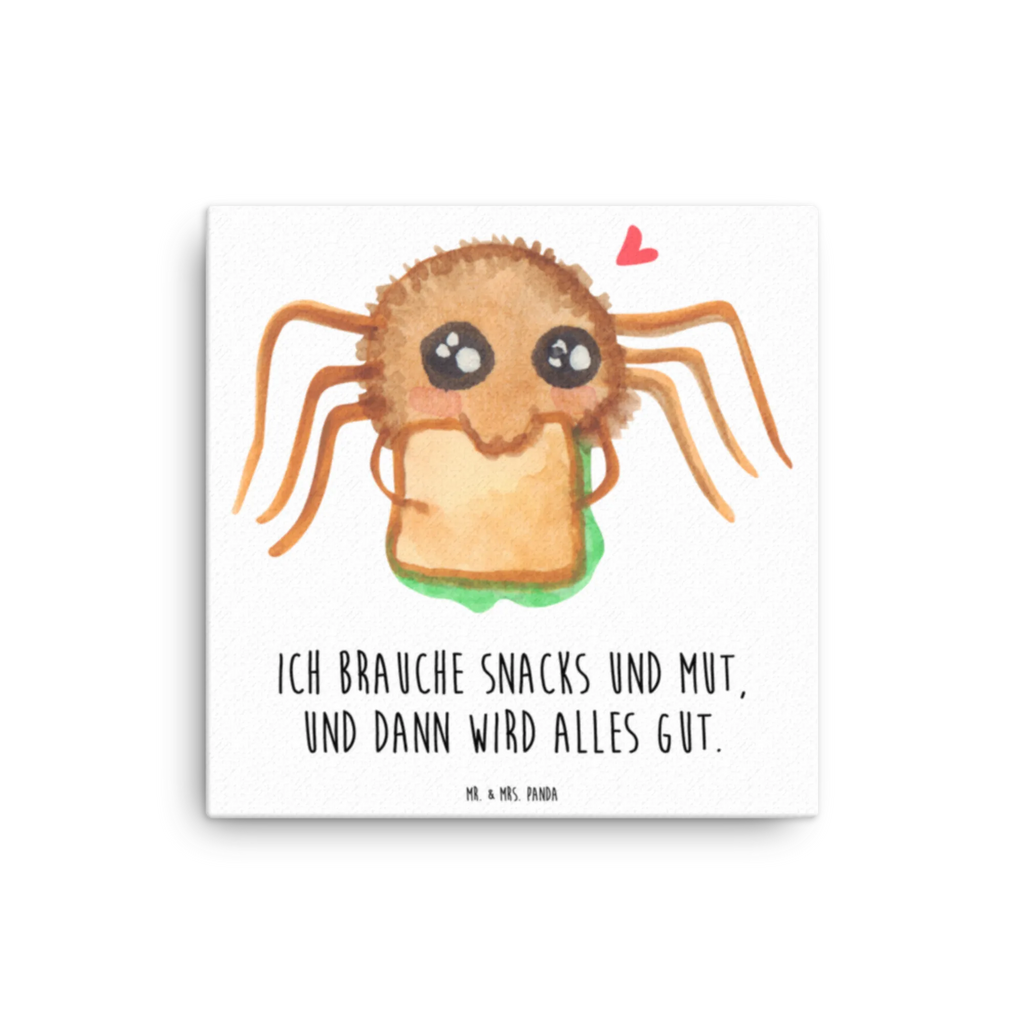 Canvas picture Spider Agathe Sandwich Kunstdruck, Leinwand, Merchandise, Spinne Agathe, Videos, Spinne, Agathe, Mut, Verfressen, Glück, Lebensfreude, Hungrig, Hunger, Alles Wird gut