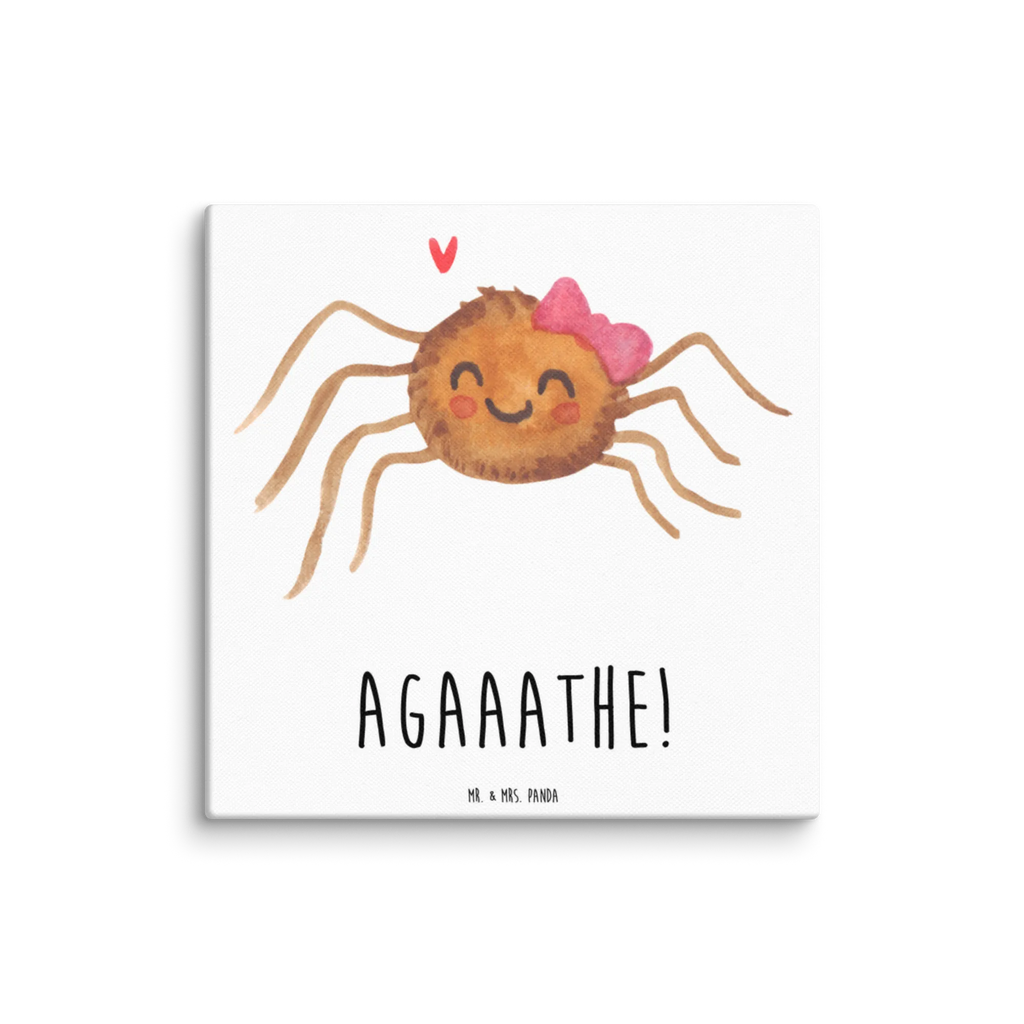 Canvas picture Spider Agathe Joy Leinwand, Bild, Wanddeko, Kunstdruck, Dekoration, Spinne Agathe, Spinne, Agathe, Videos, Merchandise, Viral, Trend, Viraler Hit, Beliebte Spinne