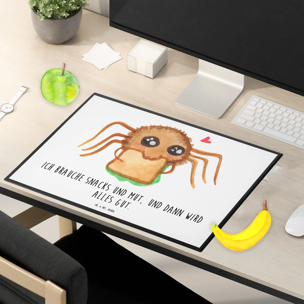 Schreibtischunterlage Spinne Agathe Sandwich Schreibunterlage, Schreibtischunterlage Groß, Schreibtischauflage, Büroartikel, Schreibtisch Unterlagen, Bürobedarf, Schreibwaren, Spinne Agathe, Spinne, Agathe, Videos, Merchandise, Glück, Hunger, Mut, Verfressen, Alles wird gut, Hungrig, Lebensfreude