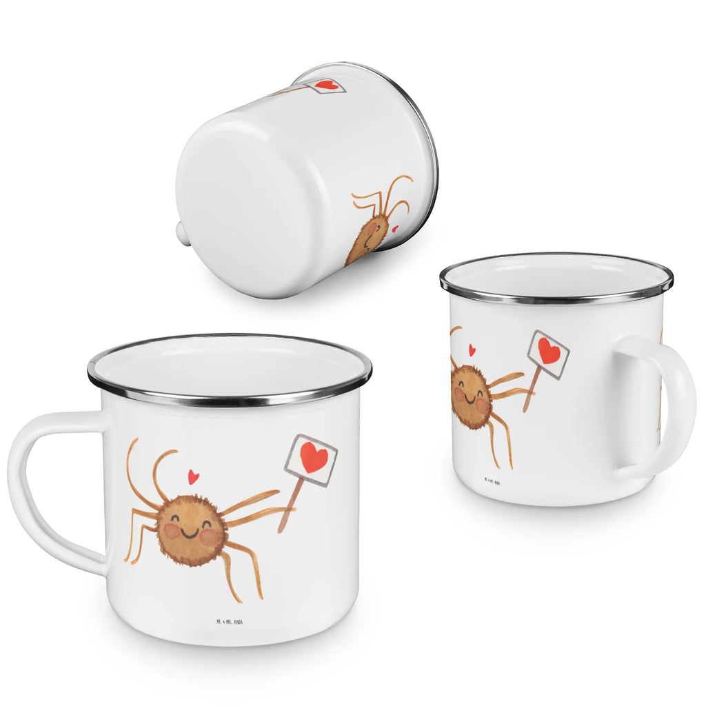 Camping Emaille Tasse Spinne Agathe Motivation Teetasse, Pott, Trinkbecher, Emaille Tasse, Kaffeetasse, Becher, Emailletasse, emaillebecher, Reisebecher, blechbecher, Metalltasse, metallbecher, wanderbecher, becher emaille, Campingtasse, Blechtasse, Tasse Emaille, Tasse, Campingbecher, Kaffeebecher, Teebecher, reisetasse, wandertasse, Emaille Becher, Spinne Agathe, Spinne, Agathe, Videos, Merchandise, Liebe, Dankeschön, Vertrauen, Glück, Motivation