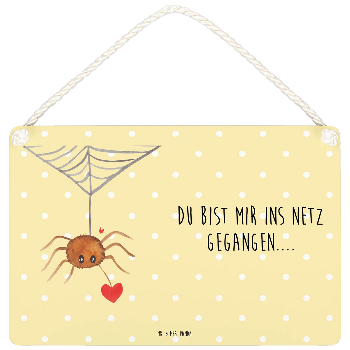 Decorative sign Spider Agathe Love Spider Agathe, Spider