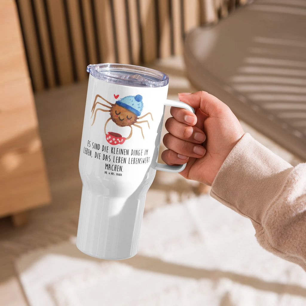 XXL Thermobecher Spinne Agathe Kaffee Reisebecher, XL Reisetasse, XL Thermobecher, Thermobecher, Großer Thermobecher, Jumbo Becher, Autobecher, Spinne Agathe, Spinne, Agathe, Videos, Merchandise, Morgen, Kaffee, Morgenmuffel, Lebensweisheiten, Weiser Spruch