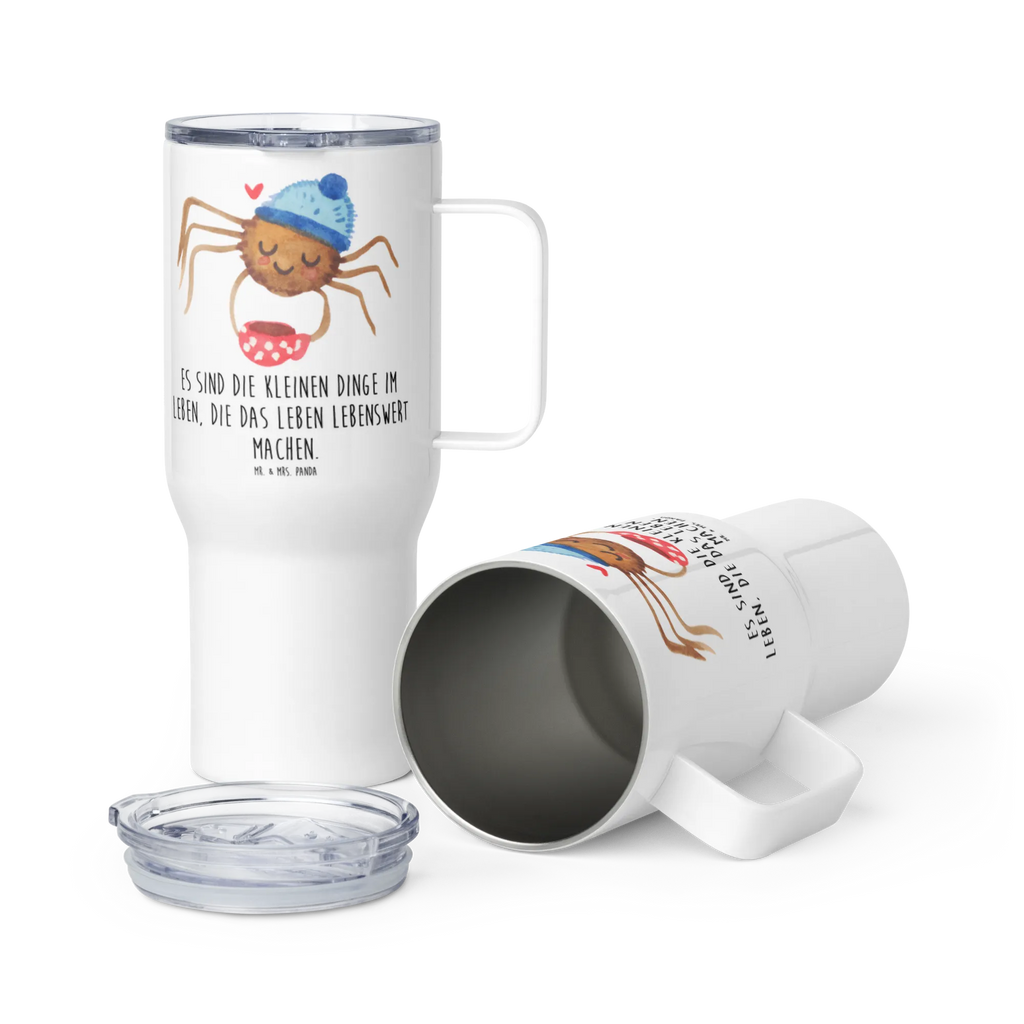 XXL Thermobecher Spinne Agathe Kaffee Reisebecher, XL Reisetasse, XL Thermobecher, Thermobecher, Großer Thermobecher, Jumbo Becher, Autobecher, Spinne Agathe, Spinne, Agathe, Videos, Merchandise, Morgen, Kaffee, Morgenmuffel, Lebensweisheiten, Weiser Spruch