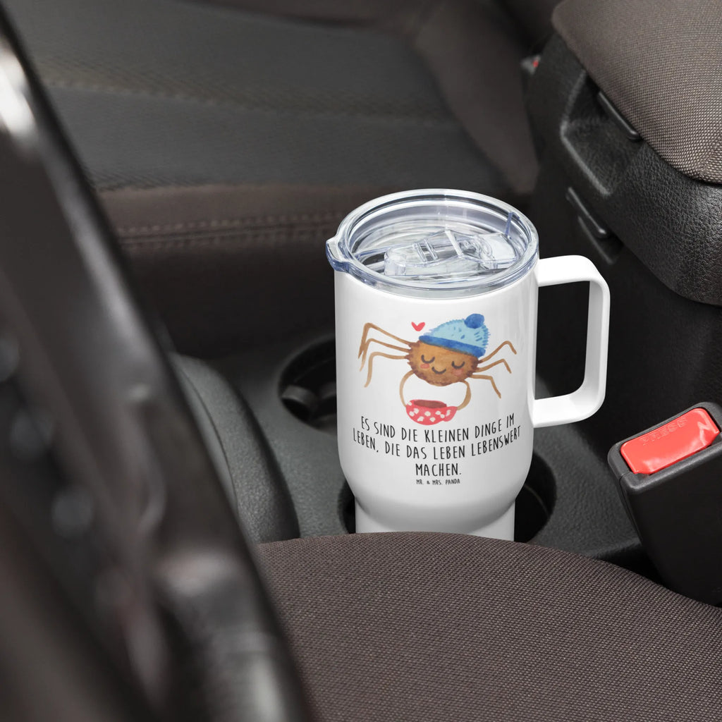 XXL Thermobecher Spinne Agathe Kaffee Reisebecher, XL Reisetasse, XL Thermobecher, Thermobecher, Großer Thermobecher, Jumbo Becher, Autobecher, Spinne Agathe, Spinne, Agathe, Videos, Merchandise, Morgen, Kaffee, Morgenmuffel, Lebensweisheiten, Weiser Spruch