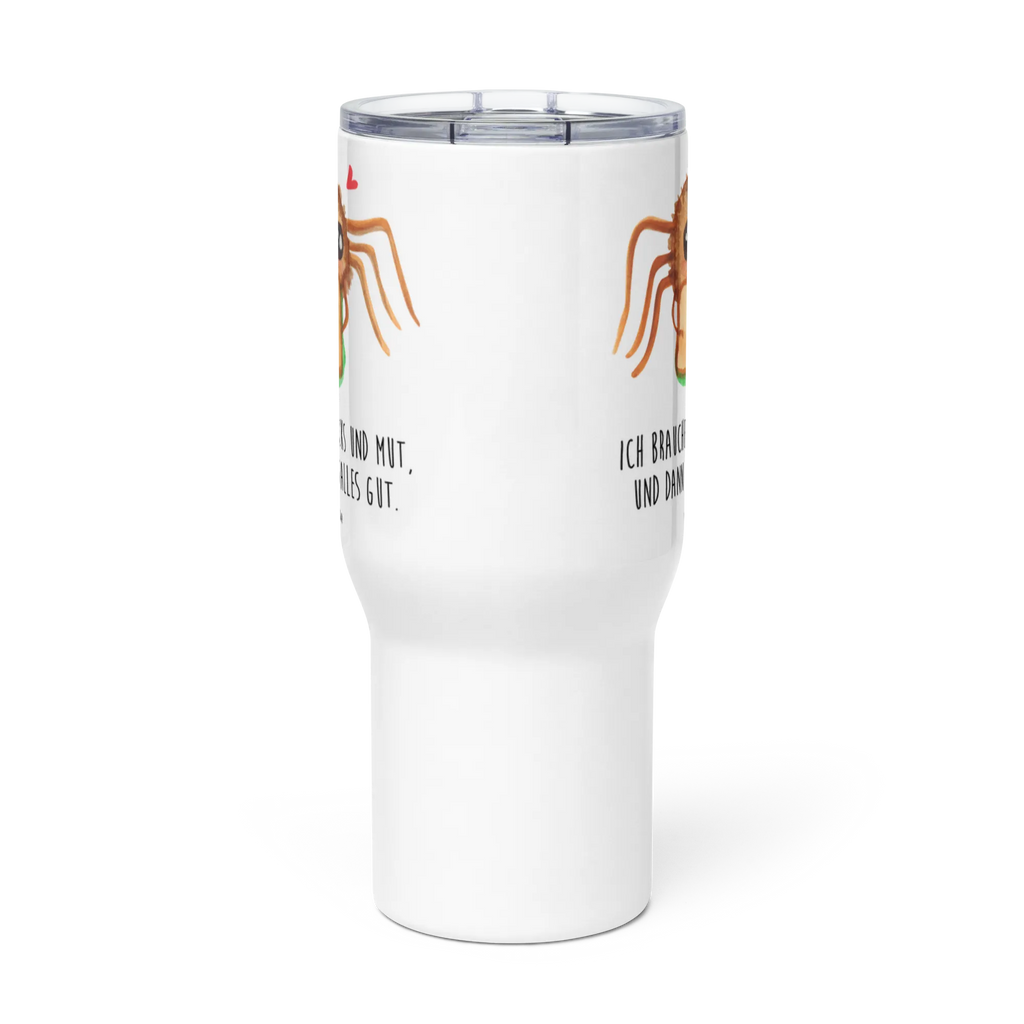 XXL thermal mug Spider Agathe Sandwich Autobecher, Großer Thermobecher, Thermobecher, XL Reisetasse, Reisebecher, XL Thermobecher, Jumbo Becher, Spinne Agathe, Spinne, Agathe, Videos, Merchandise, Alles wird gut, Lebensfreude, Glück, Verfressen, Hungrig, Mut, Hunger