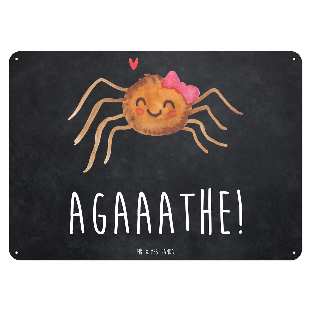 Tin sign Spider Agathe Joy Spider Agathe, Spider
