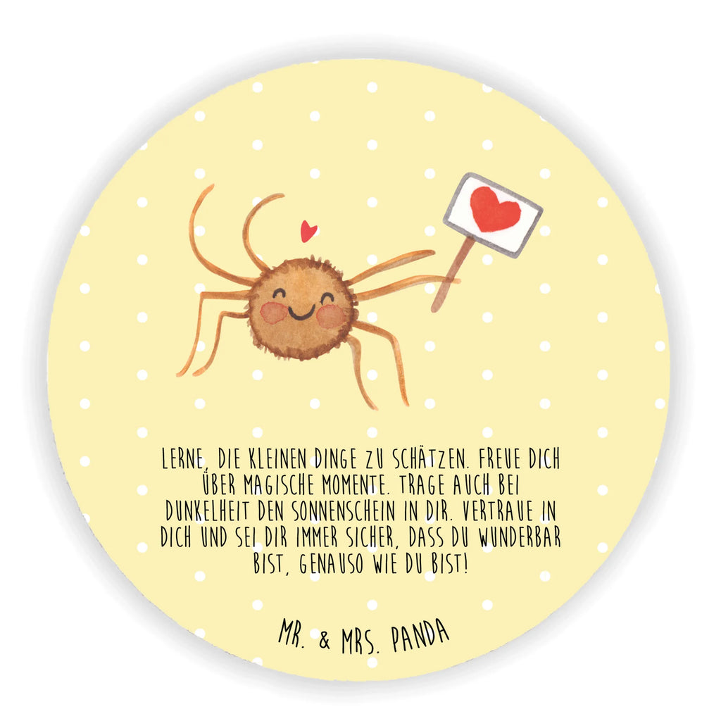Rund Magnet Spinne Agathe Motivation Kühlschrankmagnet, kühlschrankmagnete, magnete, rundmagnet, Spinne Agathe, Spinne, Agathe, Videos, Merchandise, Liebe, Motivation, Glück, Dankeschön, Vertrauen