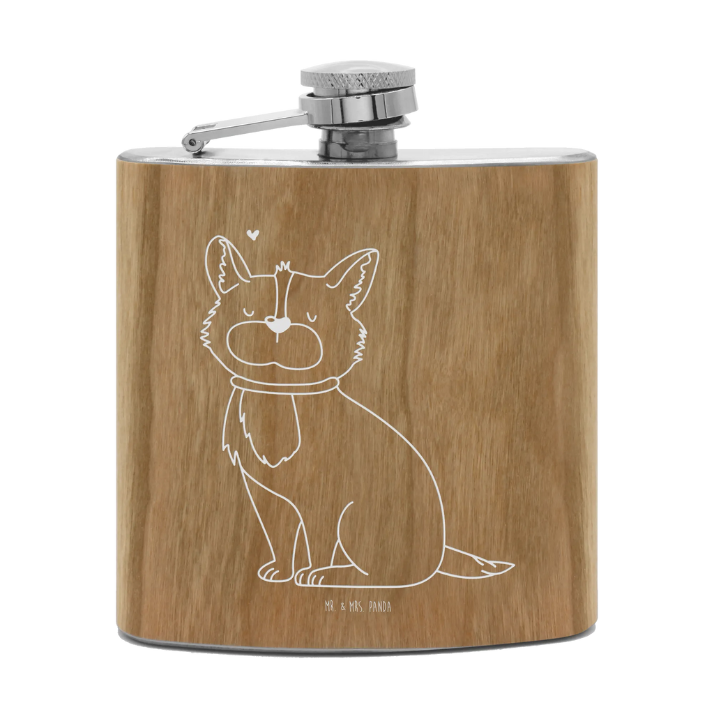 Hipflask Dog Luck dog, mutt, hound, woof, dog mama, dog breed, love dogs, love for dogs, dog decorative items, bag with dog print, funny gifts for dog owners, what do you give a dog lover, Christmas gifts for dogs, gifts for dogs, dog sayings, dog love, dog owner, love, slogan, dog mom, Corgie