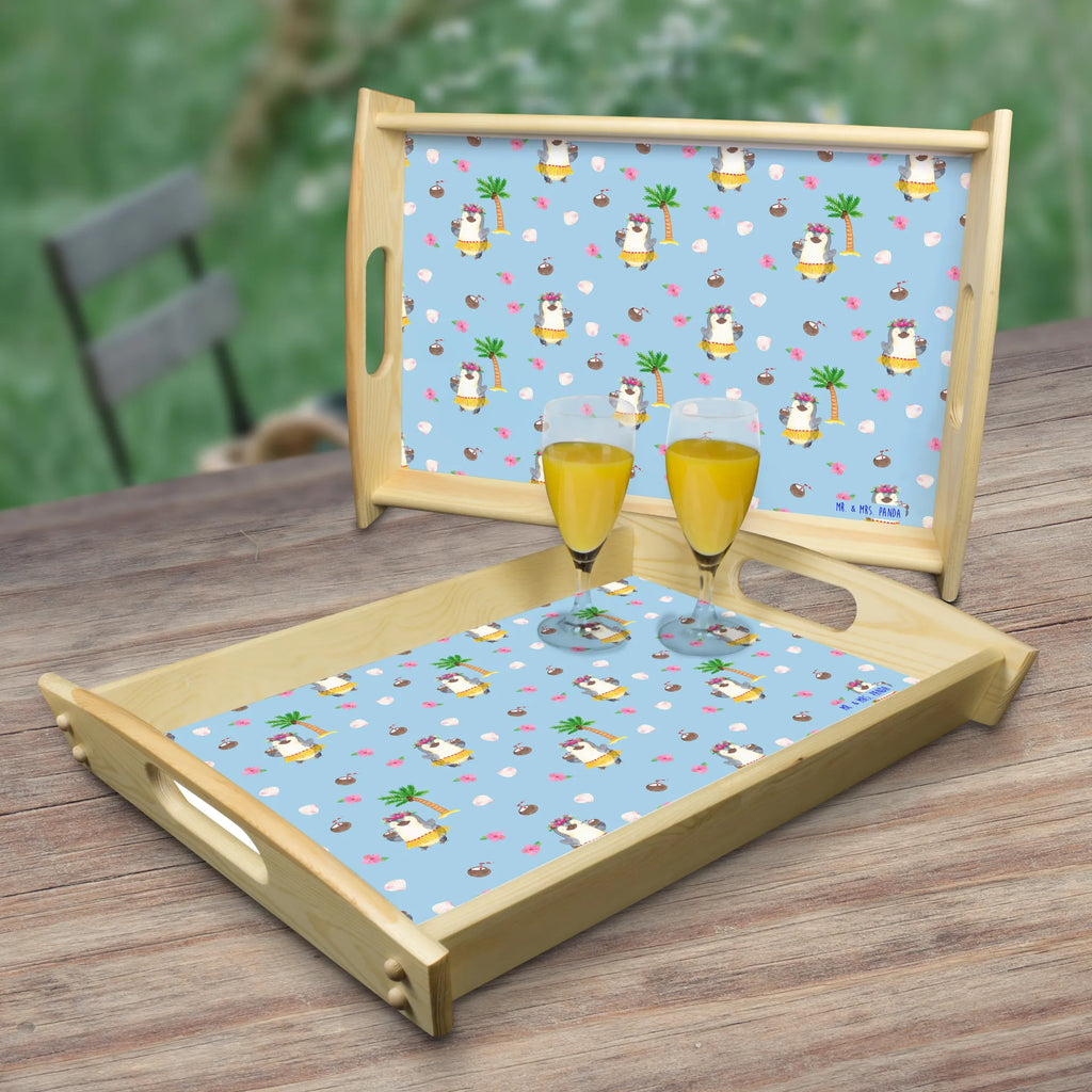 Serving tray Penguin coconut kitchen tray, tray, breakfast tray, serving tray, wooden tray, Penguin, North Pole, Winter, Penguins, Hawaii, aloha, coconut, penguins, vacation