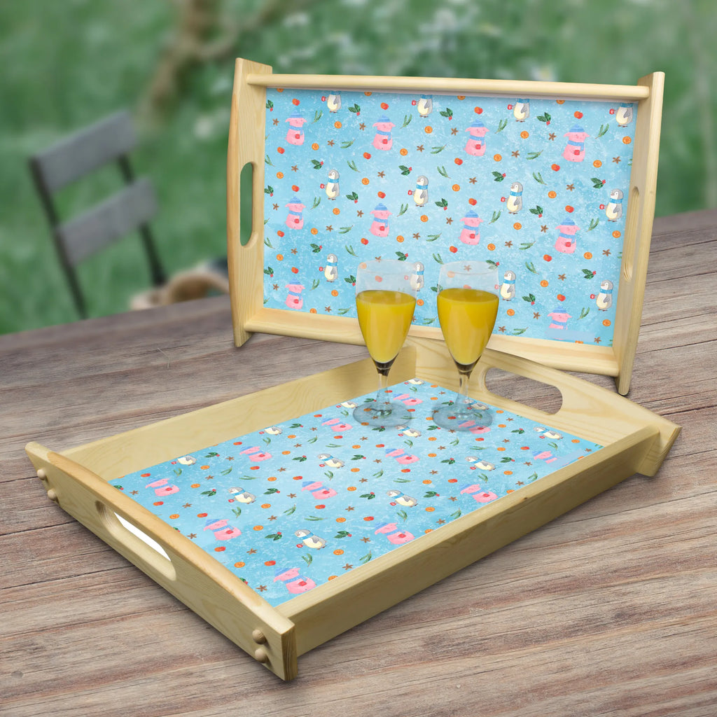 Serving tray Pig Mulled wine kitchen tray, breakfast tray, tray, wooden tray, serving tray, Winter, Christmas, Christmas time, snow, punch, Christmas market, mulled wine, mulled pig