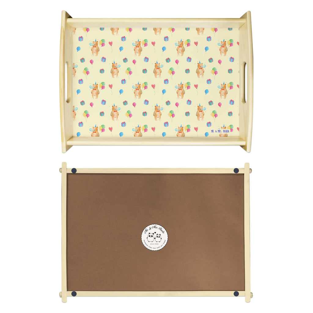 Serviertablett Bär Geburtstag Muster Serviertablett, Holztablett, Dekotablett, Tablett, Küchentablett, Frühstückstablett, Bär, Teddy, Teddybär, Geburtstag, Happy Birthday, Alles Gute, Glückwunsch