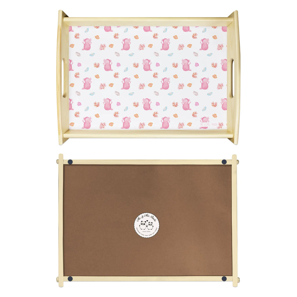 Serving tray axolotl Hooray tray, breakfast tray, kitchen tray, serving tray, wooden tray, Axolotl, Axelotl, marine animals, Mexican walking fish, salamander, axolotl, motivation, tail, satisfaction, fun, cheerful, amphibian, joy, axolot