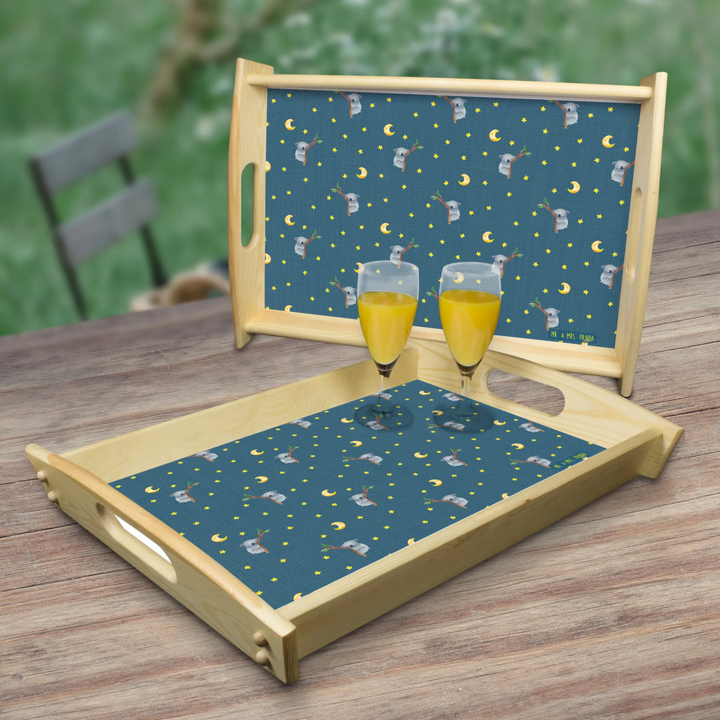 Serviertablett Koalabär Muster Frühstückstablett, Tablett, Holztablett, Serviertablett, Dekotablett, Küchentablett, Tiermotive, Gute Laune, lustige Sprüche, Tiere, Traumland, träumen, Koalabär, Traum, schlafen, Koala, Bär, Schlafzimmer