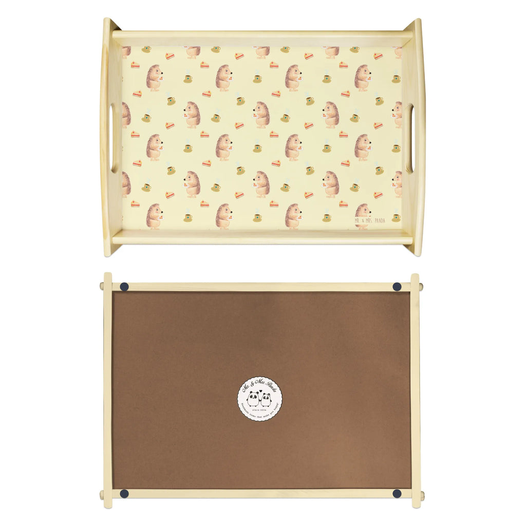 Serving tray Hedgehog piece of cake breakfast tray, tray, wooden tray, kitchen tray, serving tray, small animals, cute, funny, cute animal motives, hand drawn, small world, funny sayings, good mood, happy, gifts, gift ideas, special gifts, animal lover, card, baking gift, birthday cake, cake, bake cake, invitation party, food saying, hedgehog