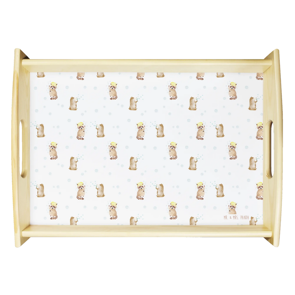 Serving tray Raccoon kitchen tray, tray, wooden tray, serving tray, breakfast tray, small animals, cute, funny, cute animal motives, hand drawn, small world, funny sayings, good mood, happy, gifts, gift ideas, special gifts, animal lover, card, plan, soap bubbles, daydreaming, raccoon, wash