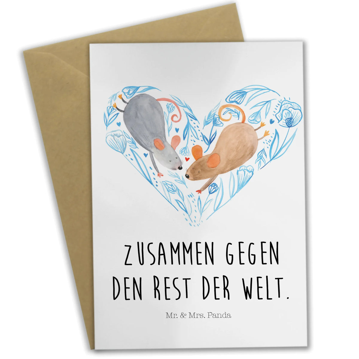 Kartka okolicznościowa Ślub Myszy serce Wesele, prezent weselny, małżeństwo, przyjęcie weselne, ceremonia, prezent z ceremonii, karta weselna, przyjęcie zaręczynowe, prezent z zaręczyn, pomysły na prezenty weselne, prezenty weselne dla pary młodej