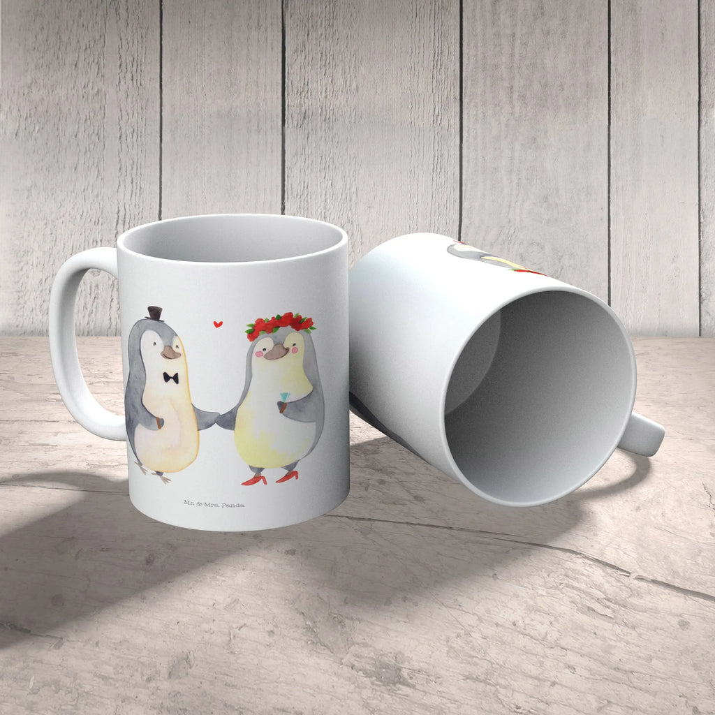 Kubek ślub Pingwin Teetasse, Kaffeetasse, Porzellantasse, Bürotasse, Keramiktasse, Geschenktasse, Tasse mit Motiven, Tasse mit Zitaten, Tasse, Hochzeit, Hochzeitsgeschenk, Ehe, Hochzeitsfeier, Trauung, Trauungsgeschenk, Hochzeitskarte, Verlobungsfeier, Verlobungsgeschenk, Hochzeitsgeschenkideen, Hochzeitsgeschenke für Brautpaar, Pinguine, Hochzeitstag, Gastgeschenk, geschenkidee Hochzeit, Pinguin