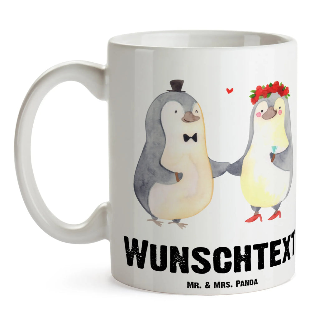 Personalisierte Tasse Hochzeitspaar Pinguin Drucken, Namen, Tasse mit Namen, Personalisierte Tasse, Wunschname, Namenstasse, Personalisiert, Tasse, Hochzeitskarte, Hochzeit, Hochzeitsgeschenk, Ehe, Hochzeitsfeier, Trauung, Trauungsgeschenk, Verlobungsfeier, Verlobungsgeschenk, Hochzeitsgeschenkideen, Hochzeitsgeschenke für Brautpaar, Geschenkidee Hochzeit, Pinguin, Gastgeschenk, Pinguine, Hochzeitstag