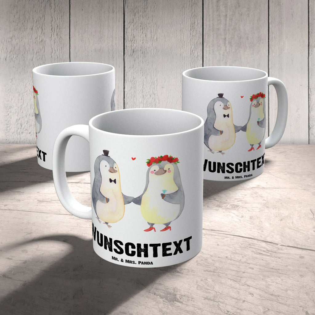 Personalisierte Tasse Hochzeitspaar Pinguin Drucken, Namen, Tasse mit Namen, Personalisierte Tasse, Wunschname, Namenstasse, Personalisiert, Tasse, Hochzeitskarte, Hochzeit, Hochzeitsgeschenk, Ehe, Hochzeitsfeier, Trauung, Trauungsgeschenk, Verlobungsfeier, Verlobungsgeschenk, Hochzeitsgeschenkideen, Hochzeitsgeschenke für Brautpaar, Geschenkidee Hochzeit, Pinguin, Gastgeschenk, Pinguine, Hochzeitstag