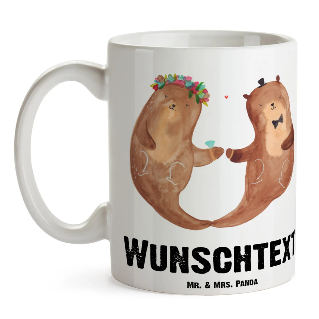 Personalisierte Tasse Hochzeitspaar Otter Drucken, Namen, Personalisiert, Tasse mit Namen, Personalisierte Tasse, Namenstasse, Tasse, Wunschname, Hochzeit, Hochzeitsgeschenk, Ehe, Hochzeitsfeier, Trauung, Trauungsgeschenk, Hochzeitskarte, Verlobungsfeier, Verlobungsgeschenk, Hochzeitsgeschenkideen, Hochzeitsgeschenke für Brautpaar, Geschenk zur Hochzeit, Hochzeitstag