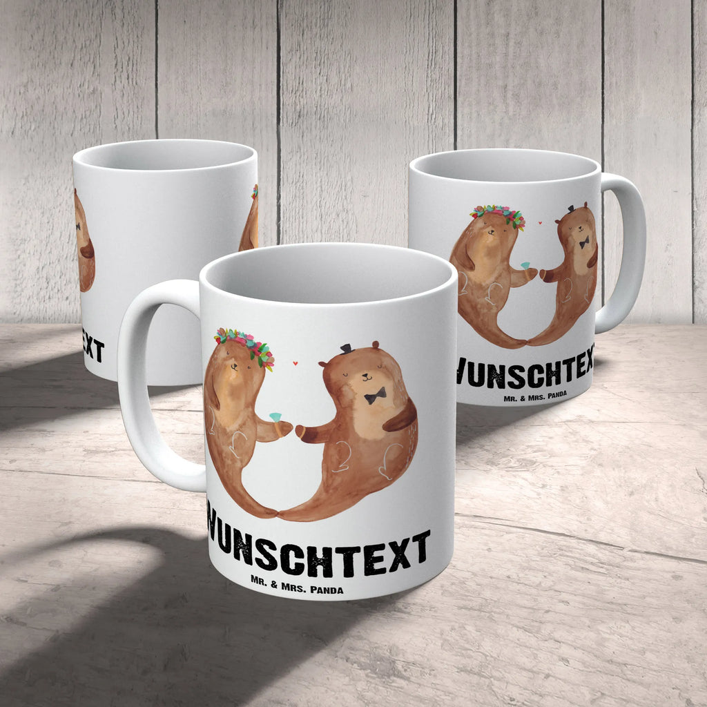 Personalisierte Tasse Hochzeitspaar Otter Drucken, Namen, Personalisiert, Tasse mit Namen, Personalisierte Tasse, Namenstasse, Tasse, Wunschname, Hochzeit, Hochzeitsgeschenk, Ehe, Hochzeitsfeier, Trauung, Trauungsgeschenk, Hochzeitskarte, Verlobungsfeier, Verlobungsgeschenk, Hochzeitsgeschenkideen, Hochzeitsgeschenke für Brautpaar, Geschenk zur Hochzeit, Hochzeitstag