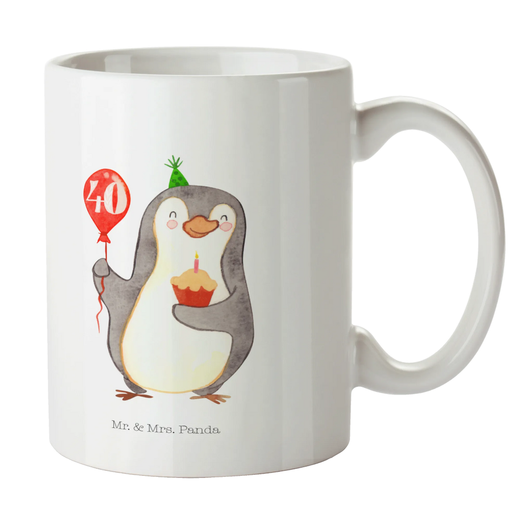 Mug 40th birthday Penguin Balloon tea mug, custom mug, ceramic mug, office mug, mug with designs, latte mug, porcelain mug, mug, novelty mug, personalized mug, gift mug, mug with quotes, coffee mug, Birthday, celebration, party, birthday party, friends, family, birthday wish, birthday present, birthday cards, 18th birthday, 30th birthday, 40th, 50th, 60th, 70th, 80th, 90th, 90th., gift ideas, gifts for girlfriend, boyfriend, mom, dad, brother, sister, congratulations, funny, sayings, 1 year, money gifts, guest gifts, gifts online, gift basket, special gifts, unusual gifts, extraordinary gifts, gift package, original gifts, gift items, special birthday gifts, birthday, gift, birthdays, happy birthday, penguin